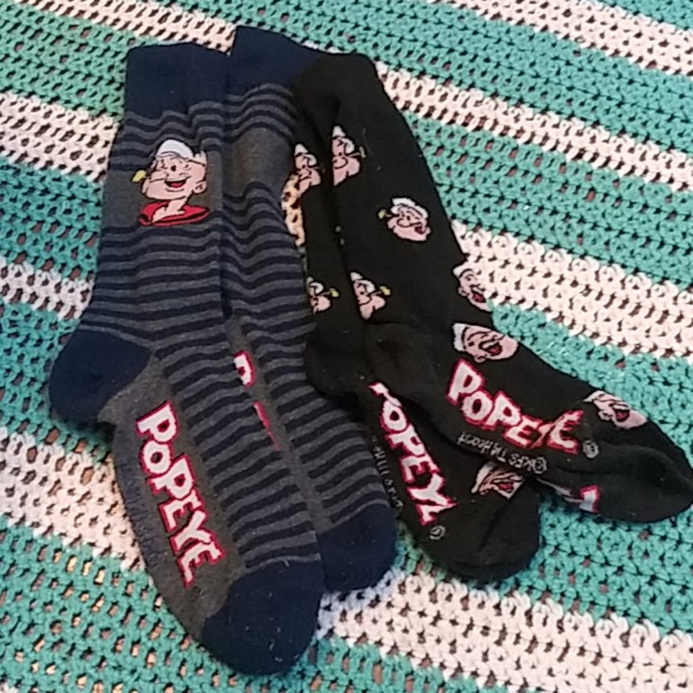 Popeye The Sailor Man Knee High Socks